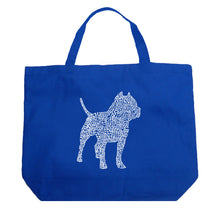 Load image into Gallery viewer, Pitbull - Large Word Art Tote Bag