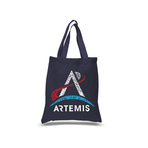 NASA Artemis Logo - Small Word Art Tote Bag