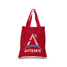 Load image into Gallery viewer, NASA Artemis Logo - Small Word Art Tote Bag