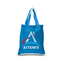 Load image into Gallery viewer, NASA Artemis Logo - Small Word Art Tote Bag