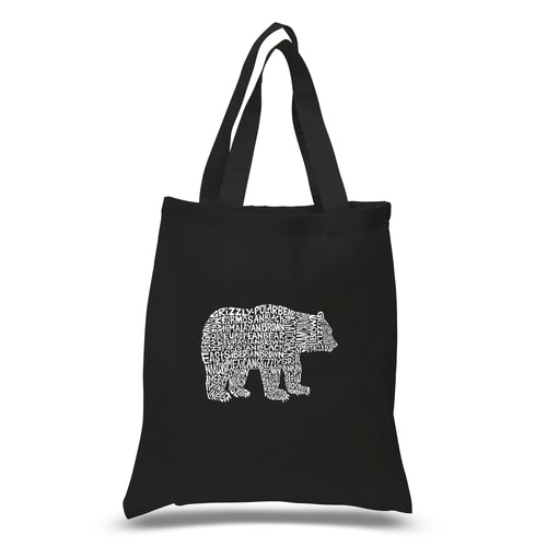Bear Species - Small Word Art Tote Bag