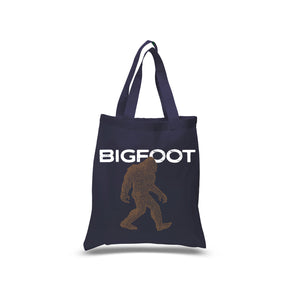 Bigfoot - Small Word Art Tote Bag