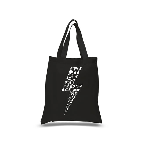 Lightning Bolt  - Small Word Art Tote Bag