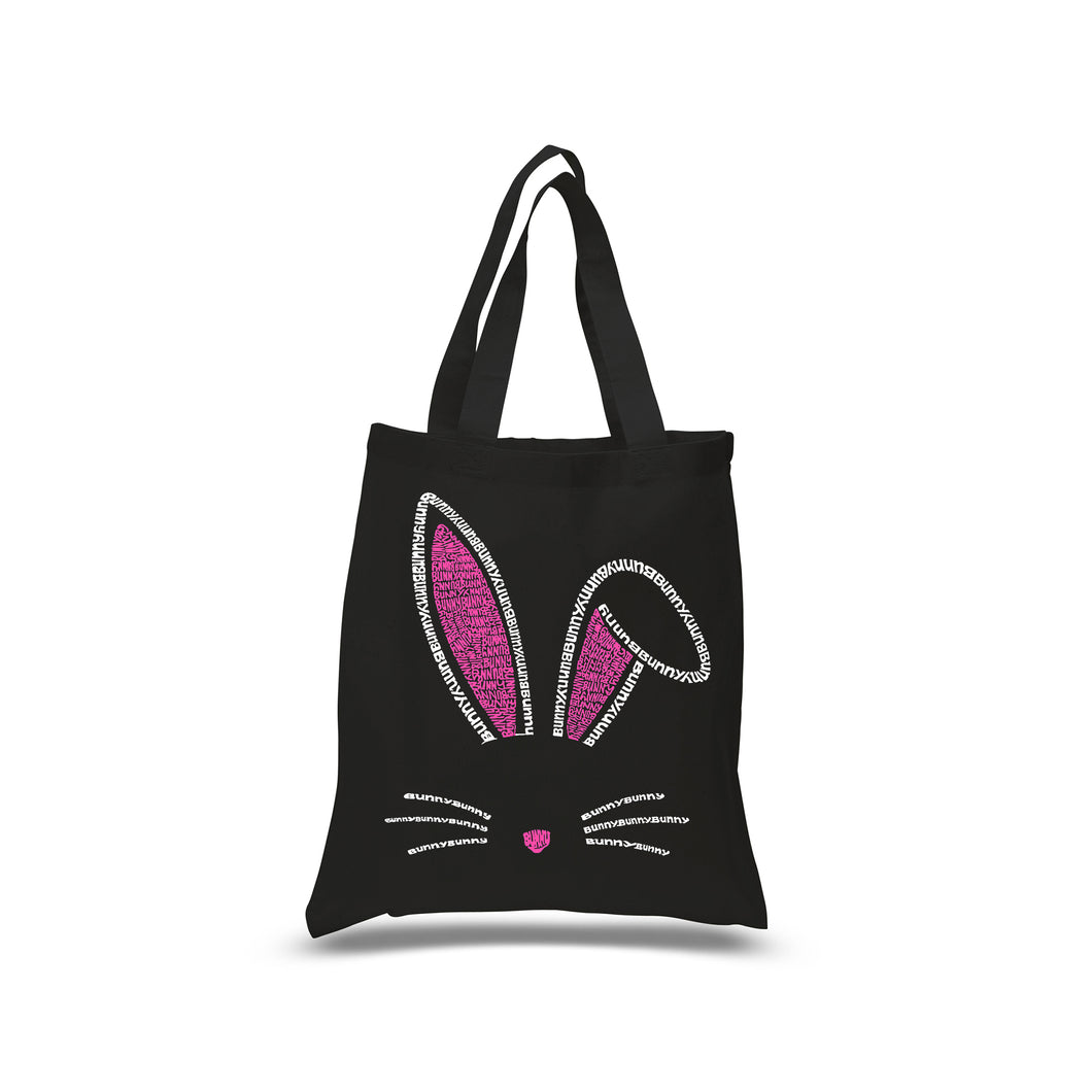 Bunny Ears  - Small Word Art Tote Bag