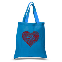 Load image into Gallery viewer, Country Music Heart - Small Word Art Tote Bag