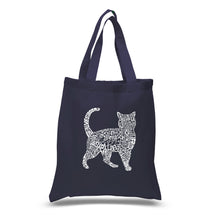 Load image into Gallery viewer, Cat - Small Word Art Tote Bag