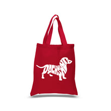 Load image into Gallery viewer, Dachshund  - Small Word Art Tote Bag