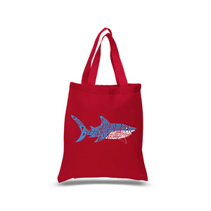 Daddy Shark - Small Word Art Tote Bag