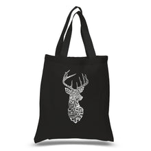 Load image into Gallery viewer, Types of Deer - Small Word Art Tote Bag