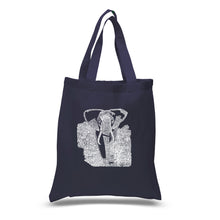 Load image into Gallery viewer, ELEPHANT - Small Word Art Tote Bag