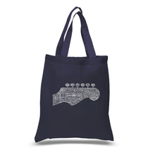 Load image into Gallery viewer, Guitar Head - Small Word Art Tote Bag