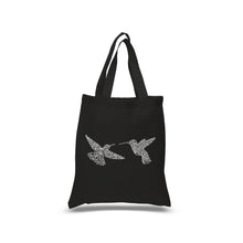 Load image into Gallery viewer, Hummingbirds - Small Word Art Tote Bag