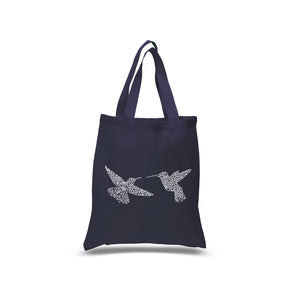 Hummingbirds - Small Word Art Tote Bag