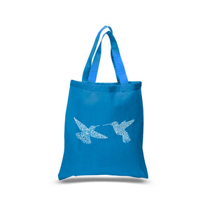 Hummingbirds - Small Word Art Tote Bag