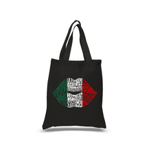Load image into Gallery viewer, Latina Lips  - Small Word Art Tote Bag