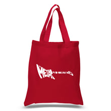 Load image into Gallery viewer, Metal Head - Small Word Art Tote Bag