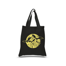 Load image into Gallery viewer, Halloween Bats  - Small Word Art Tote Bag