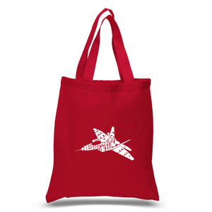FIGHTER JET NEED FOR SPEED - Small Word Art Tote Bag