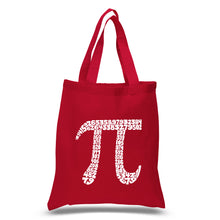 Load image into Gallery viewer, THE FIRST 100 DIGITS OF PI - Small Word Art Tote Bag