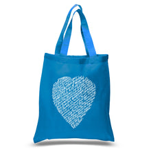 Load image into Gallery viewer, WILLIAM SHAKESPEARE&#39;S SONNET 18 - Small Word Art Tote Bag