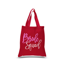 Load image into Gallery viewer, Small Word Art Tote Bag - Bride Squad