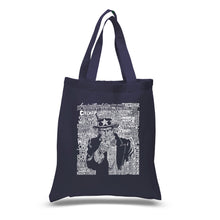 Load image into Gallery viewer, UNCLE SAM - Small Word Art Tote Bag