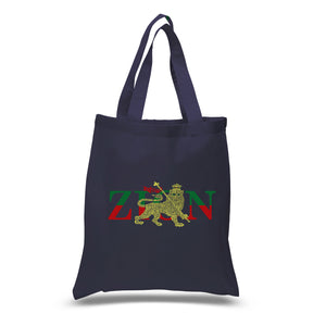 Zion One Love - Small Word Art Tote Bag