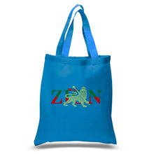 Load image into Gallery viewer, Zion One Love - Small Word Art Tote Bag