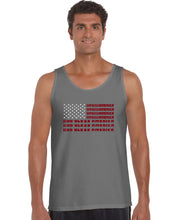 Load image into Gallery viewer, God Bless America - Men&#39;s Word Art Tank Top