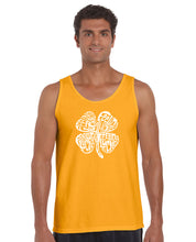 Load image into Gallery viewer, Feeling Lucky - Men&#39;s Word Art Tank Top