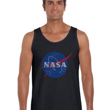 Load image into Gallery viewer, NASA&#39;s Most Notable Missions -  Men&#39;s Word Art Tank Top