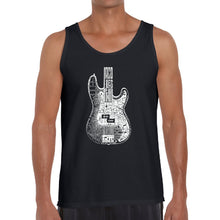 Load image into Gallery viewer, Bass Guitar  - Men&#39;s Word Art Tank Top