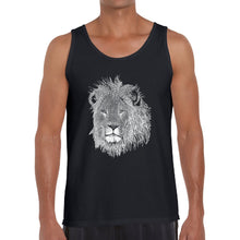 Load image into Gallery viewer, Lion  - Men&#39;s Word Art Tank Top