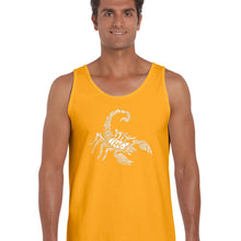 Load image into Gallery viewer, Types of Scorpions -  Men&#39;s Word Art Tank Top