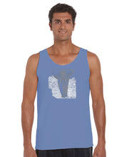 Load image into Gallery viewer, ELEPHANT - Men&#39;s Word Art Tank Top