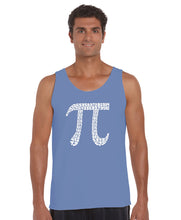 Load image into Gallery viewer, THE FIRST 100 DIGITS OF PI - Men&#39;s Word Art Tank Top