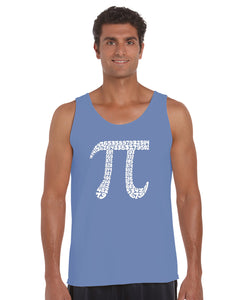 THE FIRST 100 DIGITS OF PI - Men's Word Art Tank Top