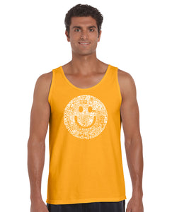 SMILE IN DIFFERENT LANGUAGES - Men's Word Art Tank Top