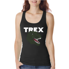 Load image into Gallery viewer, T-Rex Head  - Women&#39;s Word Art Tank Top