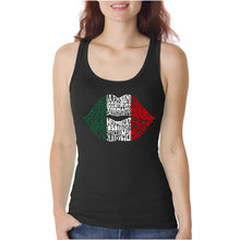 Load image into Gallery viewer, Latina Lips  - Women&#39;s Word Art Tank Top