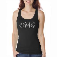 Load image into Gallery viewer, OMG  - Women&#39;s Word Art Tank Top