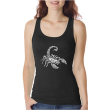 Load image into Gallery viewer, Types of Scorpions  - Women&#39;s Word Art Tank Top