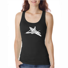 Load image into Gallery viewer, FIGHTER JET NEED FOR SPEED - Women&#39;s Word Art Tank Top