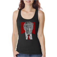 Load image into Gallery viewer, TRUMP 2016 Make America Great Again - Women&#39;s Word Art Tank Top