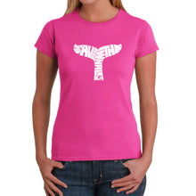 Load image into Gallery viewer, SAVE THE WHALES - Women&#39;s Word Art T-Shirt