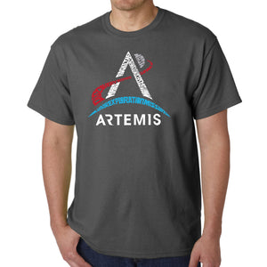NASA Artemis Logo - Men's Word Art T-Shirt