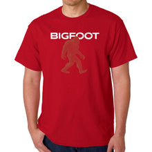 Load image into Gallery viewer, Bigfoot - Men&#39;s Word Art T-Shirt