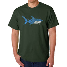 Load image into Gallery viewer, Daddy Shark - Men&#39;s Word Art Tshirt