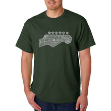 Load image into Gallery viewer, Guitar Head - Men&#39;s Word Art T-Shirt