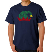 Load image into Gallery viewer, Christmas Elf Hat - Men&#39;s Word Art T-Shirt